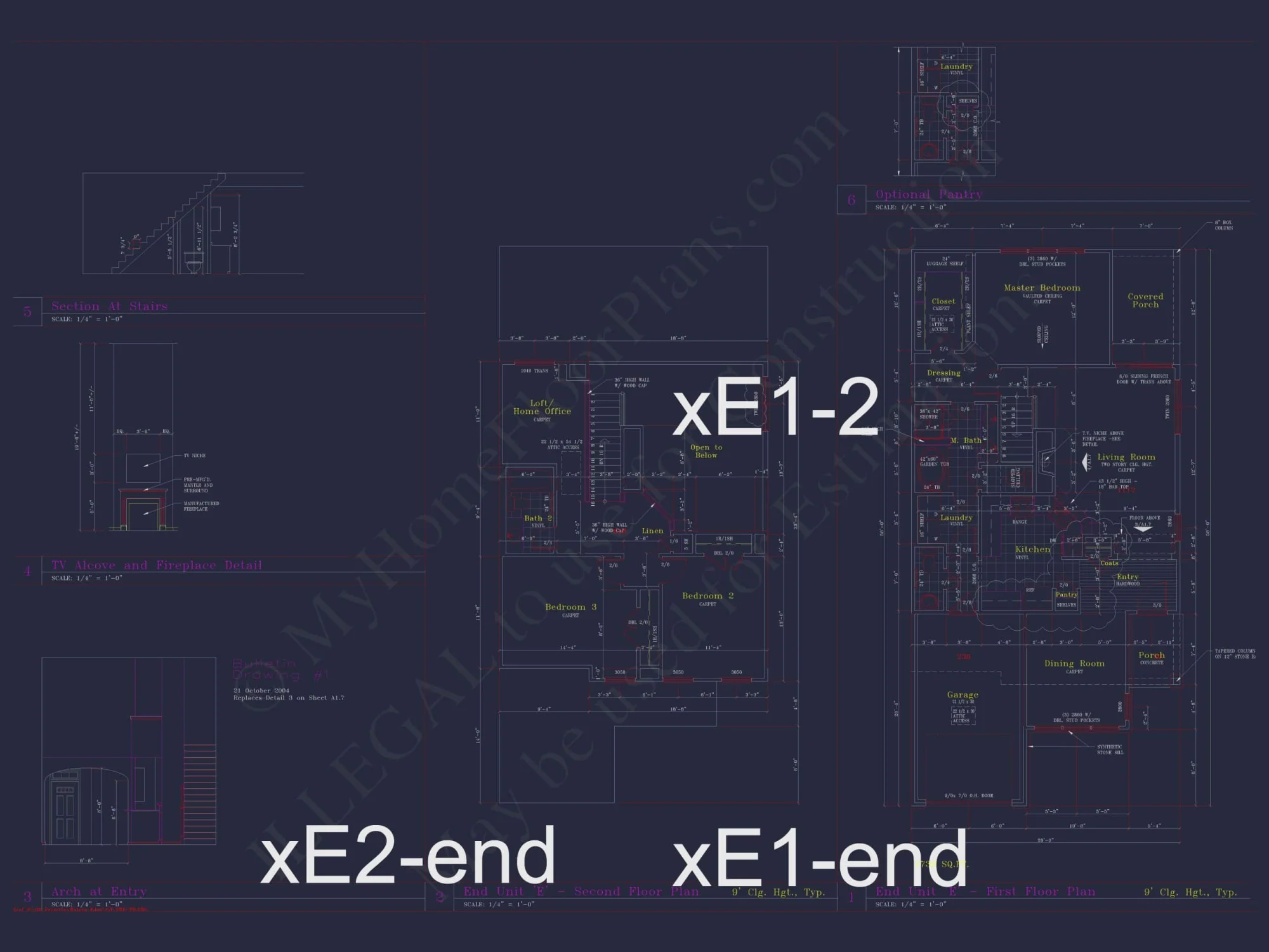 Modern Craftsman Townhome Plan with 3 Bedrooms & Open Layout