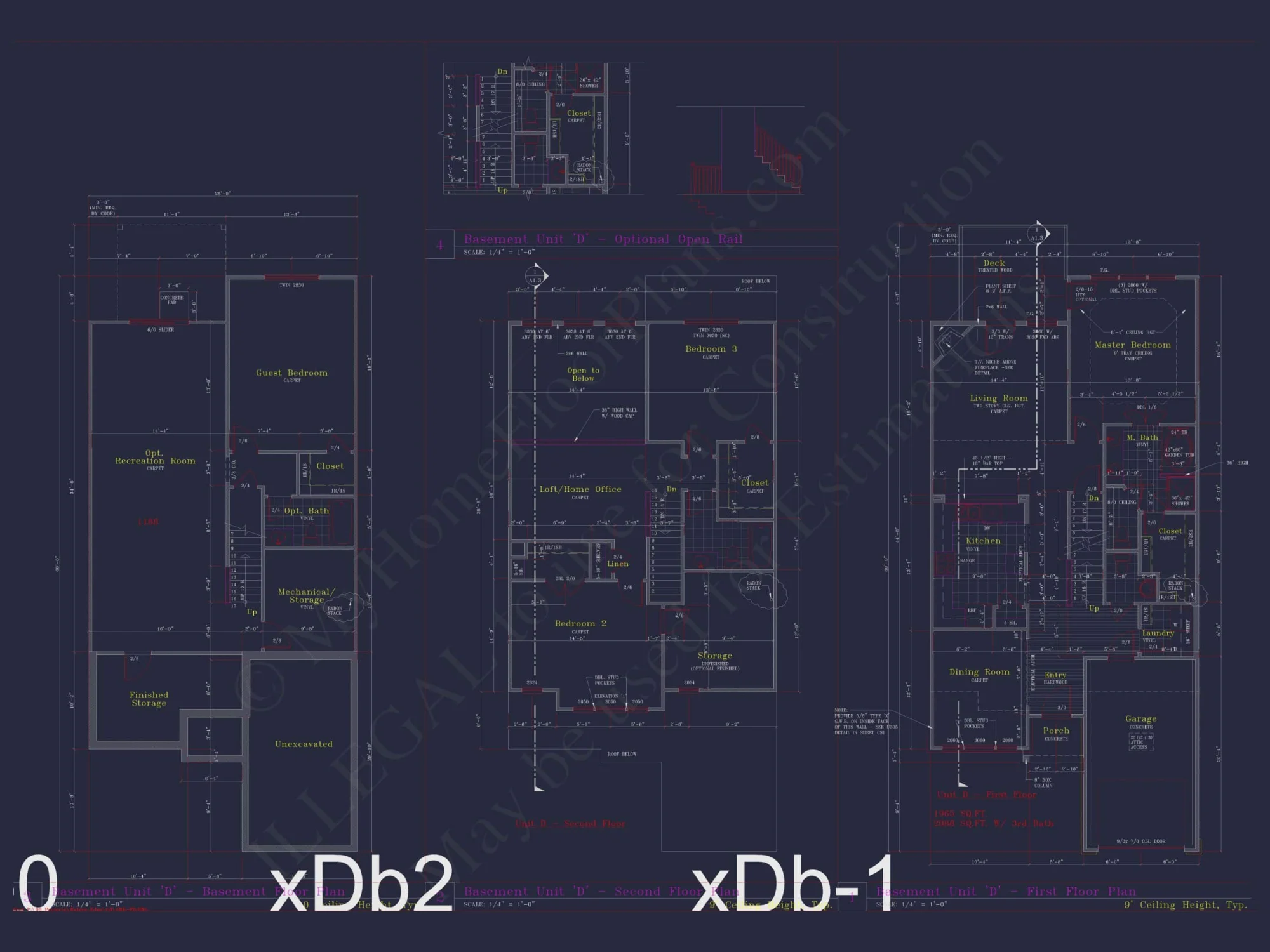 Modern Craftsman Townhome Plan with 3 Bedrooms & Open Layout