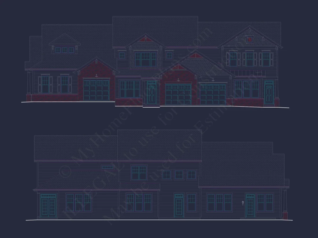 Modern Craftsman Townhome Plan with 3 Bedrooms & Open Layout