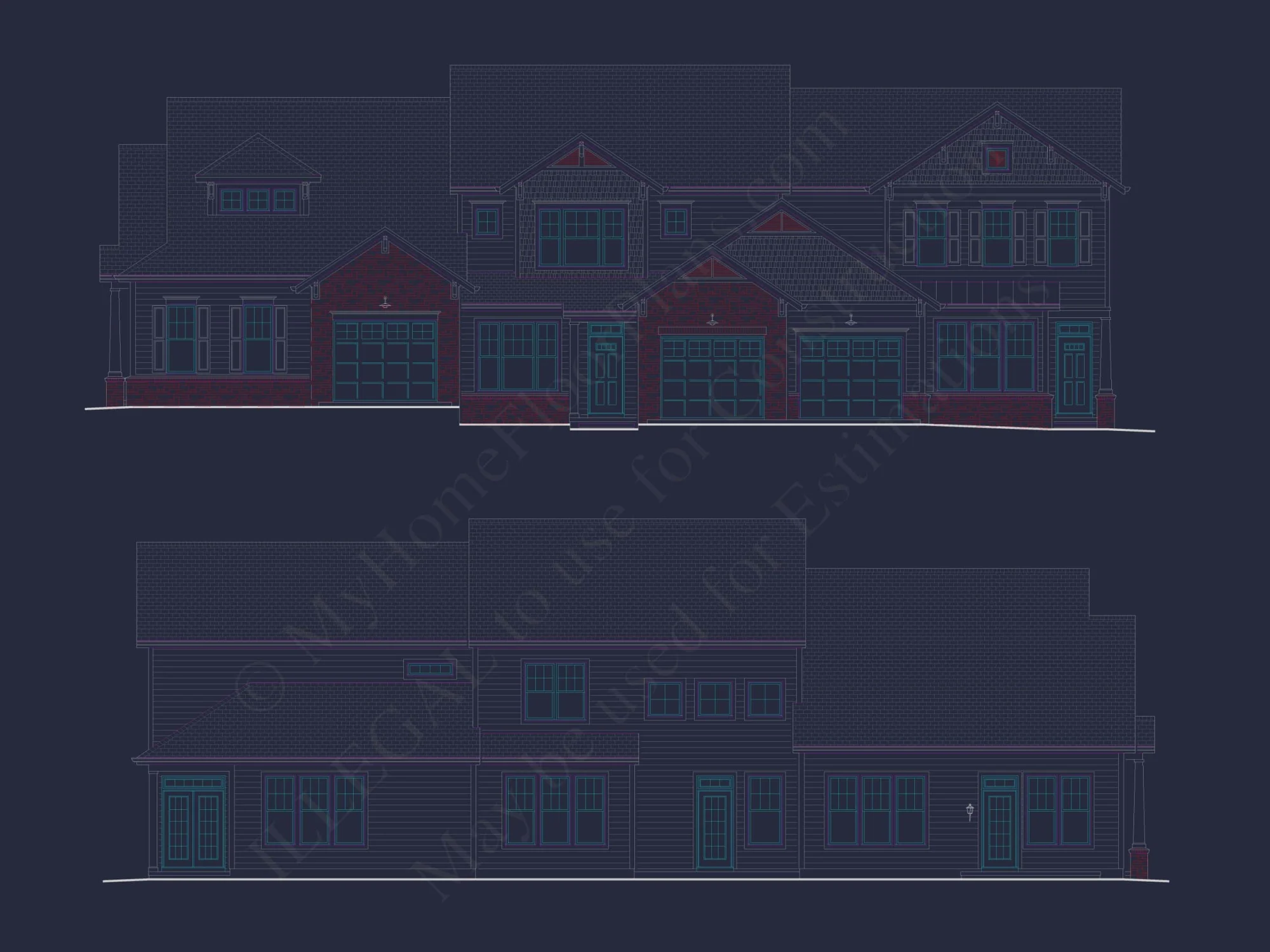 Modern Craftsman Townhome Plan with 3 Bedrooms & Open Layout