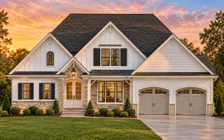 Plan  13-2012 - Dogwood Cove Cottage  | New American - 4-Bed, 3.5-Bath, 2,625 SF