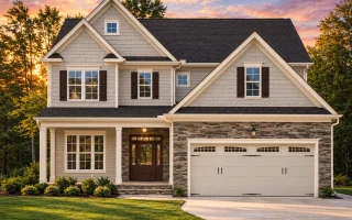 Plan  13-1829A - Magnolia Valley Farm  | New American - 4-Bed, 4-Bath, 2,848 SF