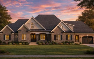 Plan  10-1538 - The Butler Ridge |  Traditional Ranch - 4-Bed, 4-Bath, 3,769 SF