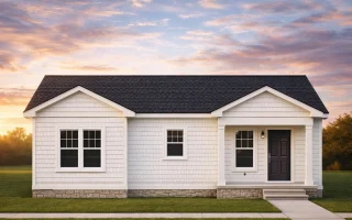 Plan  11-1160 - Four Gables |  Traditional Ranch - 3-Bed, 2-Bath, 1,066 SF