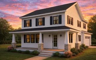 Plan  20-1703 - Sanders Walk |  Traditional Colonial - 3-Bed, 2.5-Bath, 4,236 SF