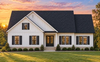 Plan  20-1365 - The Cook House |  Traditional Ranch - 3-Bed, 2.5-Bath, 1,662 SF