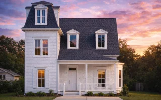 Plan  16-1177 - The Parker House |  Colonial - 3-Bed, 2.5-Bath, 2,285 SF