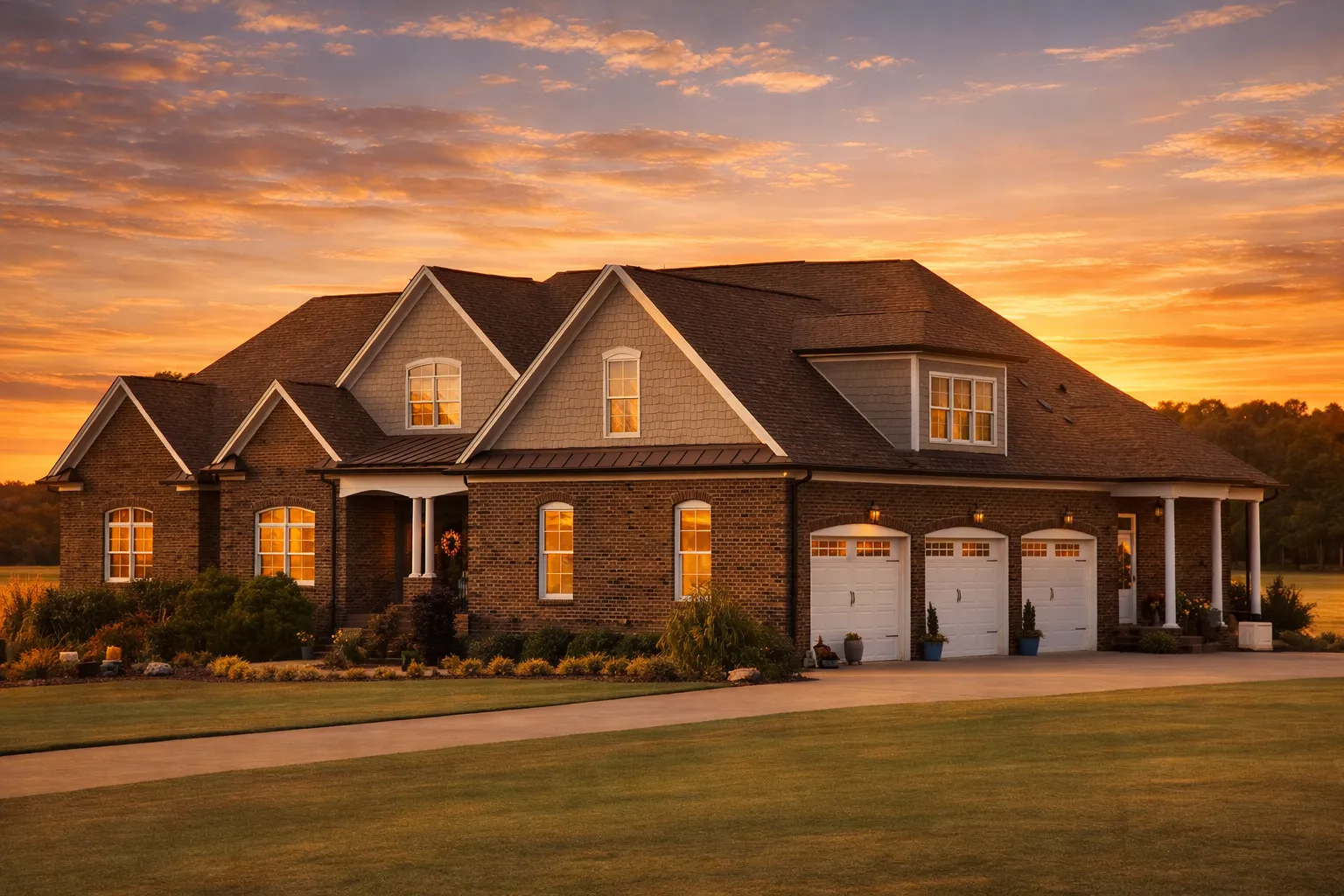 Spacious 2-Story House Plan with 3 Bedrooms and 3-Car Garage