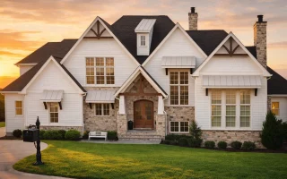Plan  20-1465 - The Bailey Haven |  New American - 4-Bed, 5-Bath, 5,435 SF
