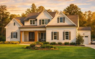 Plan  17-1457 - The King Manor |  Modern Farmhouse - 4-Bed, 5-Bath, 3,236 SF