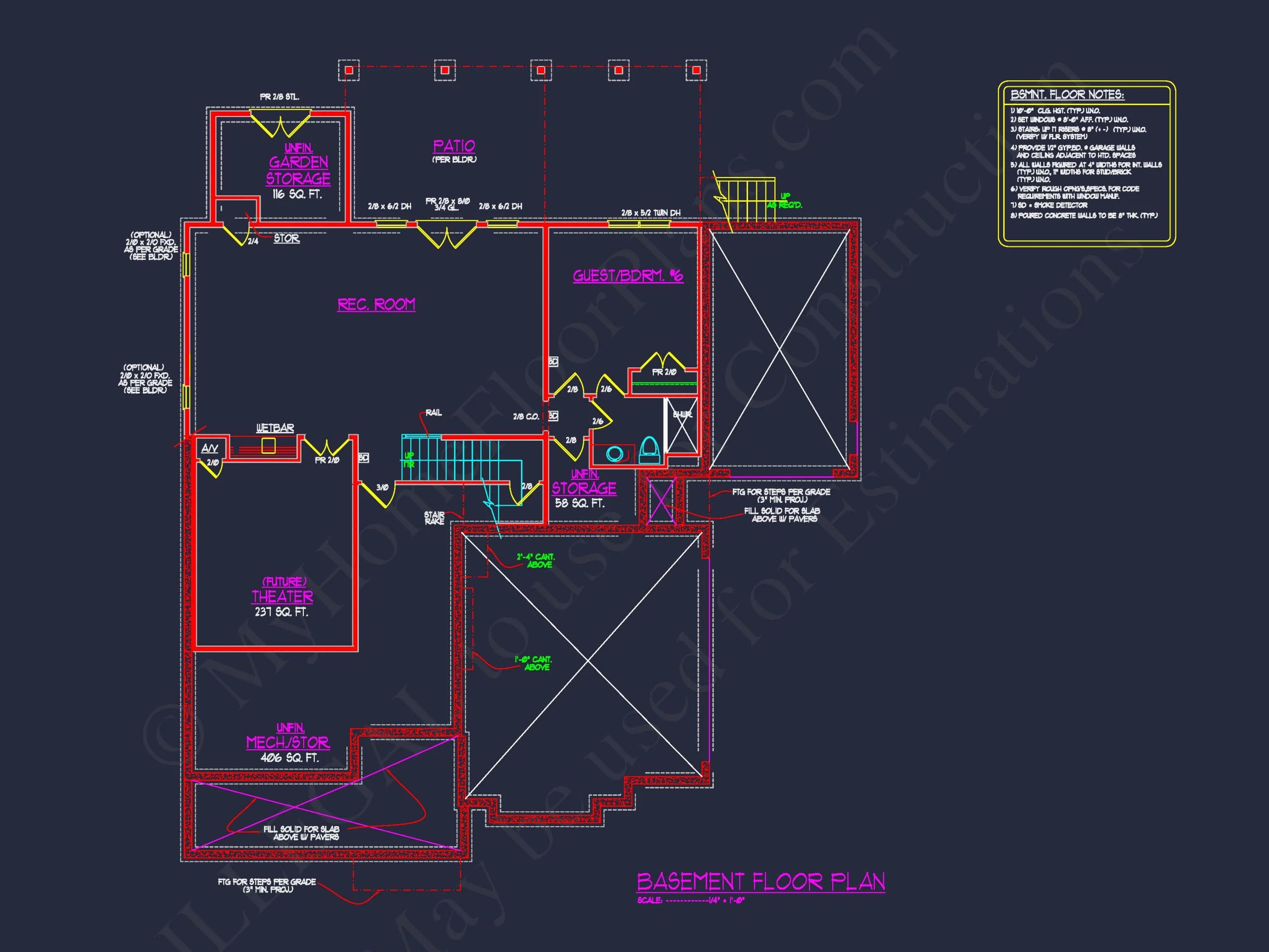 Basement Floor Plan
