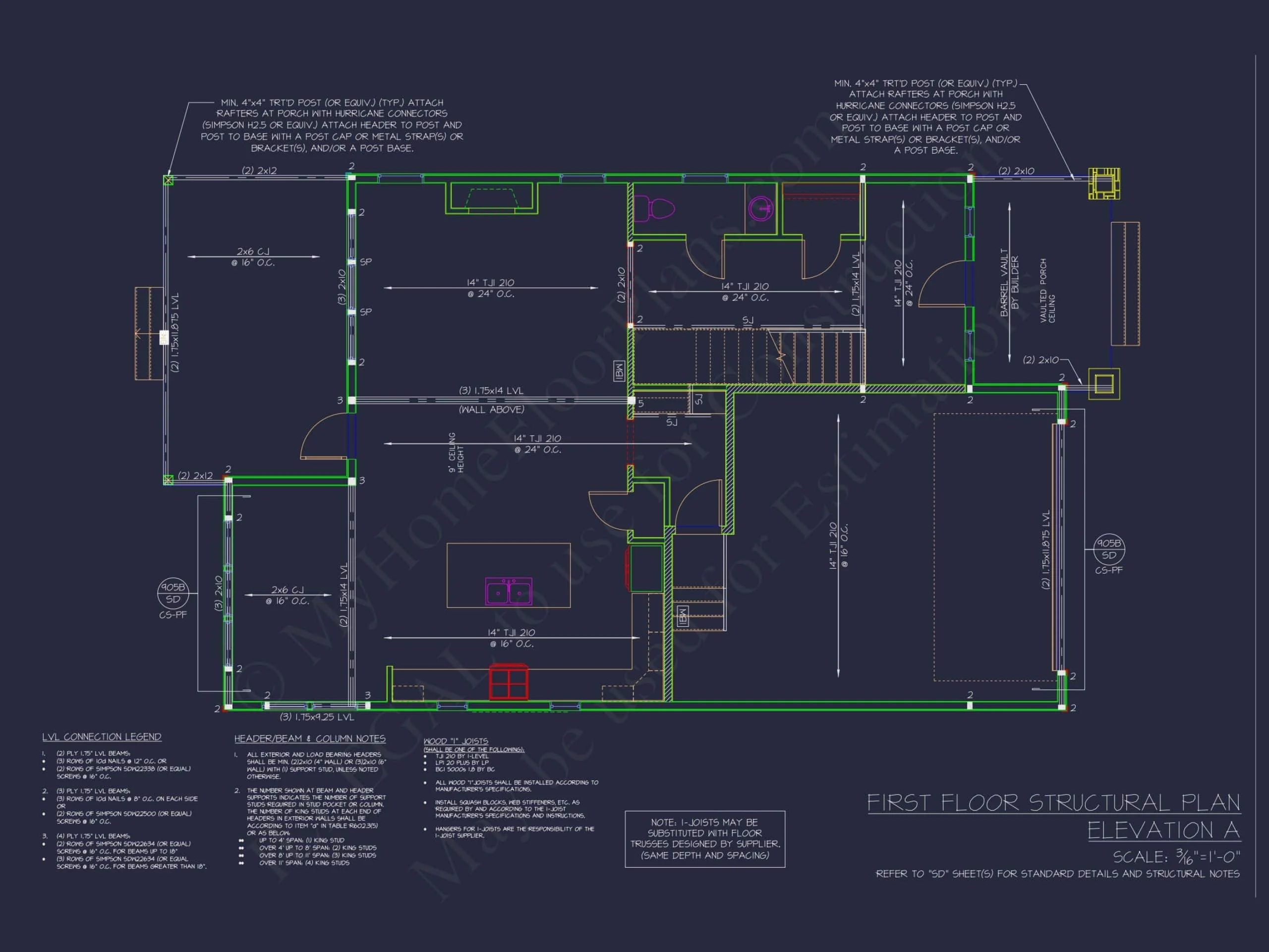 19-1715 HOUSE PLAN - Craftsman Home Plan - 3-Bed, 2.5-Bath, 2,250 SF 17 Elegant 2-Story Craftsman House Plan with Bonus Room and CAD Designs