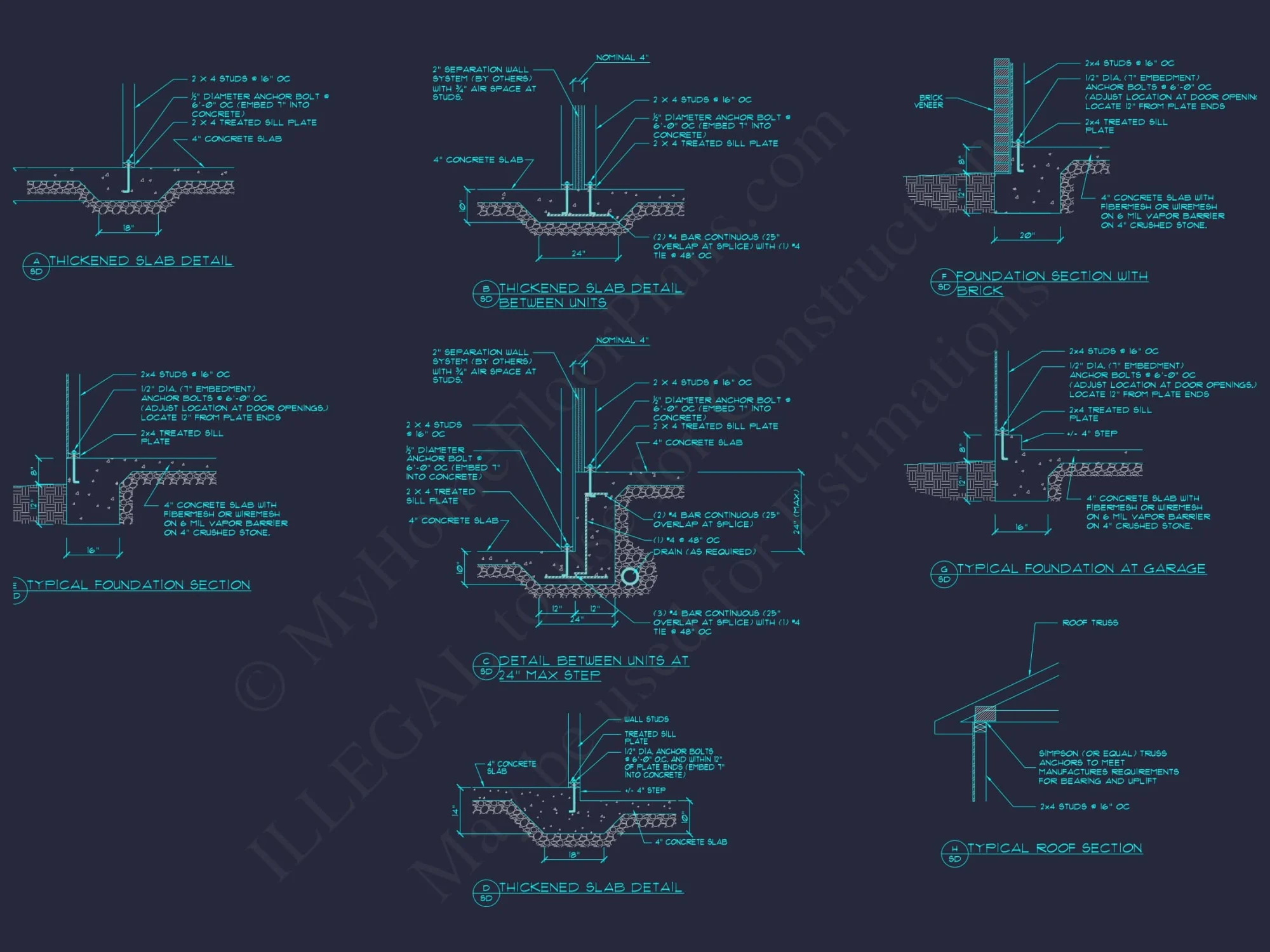 Colonial Revival Townhome: Detailed CAD Blueprint & Rear Garage