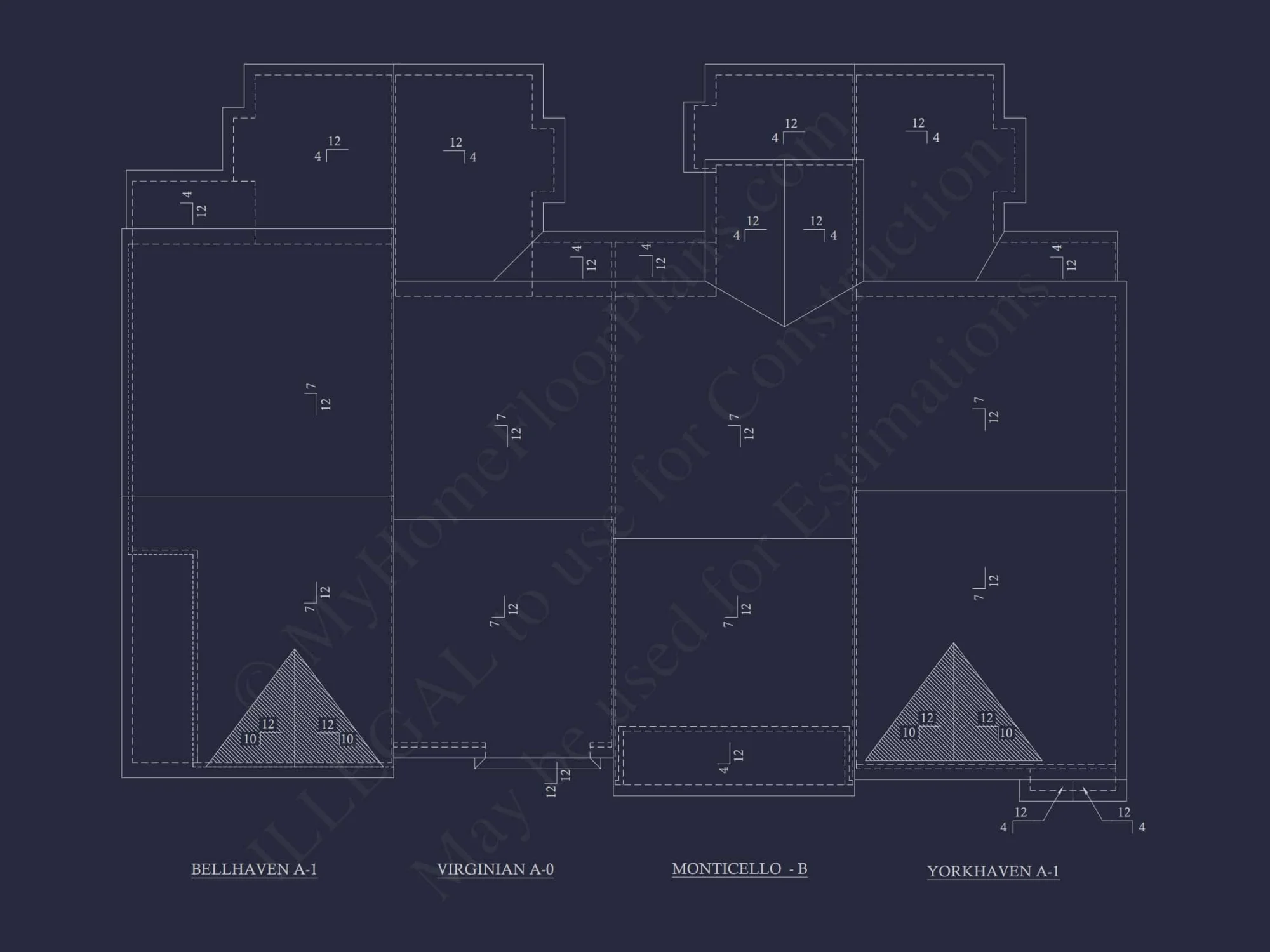 Colonial Revival Townhome: Detailed CAD Blueprint & Rear Garage