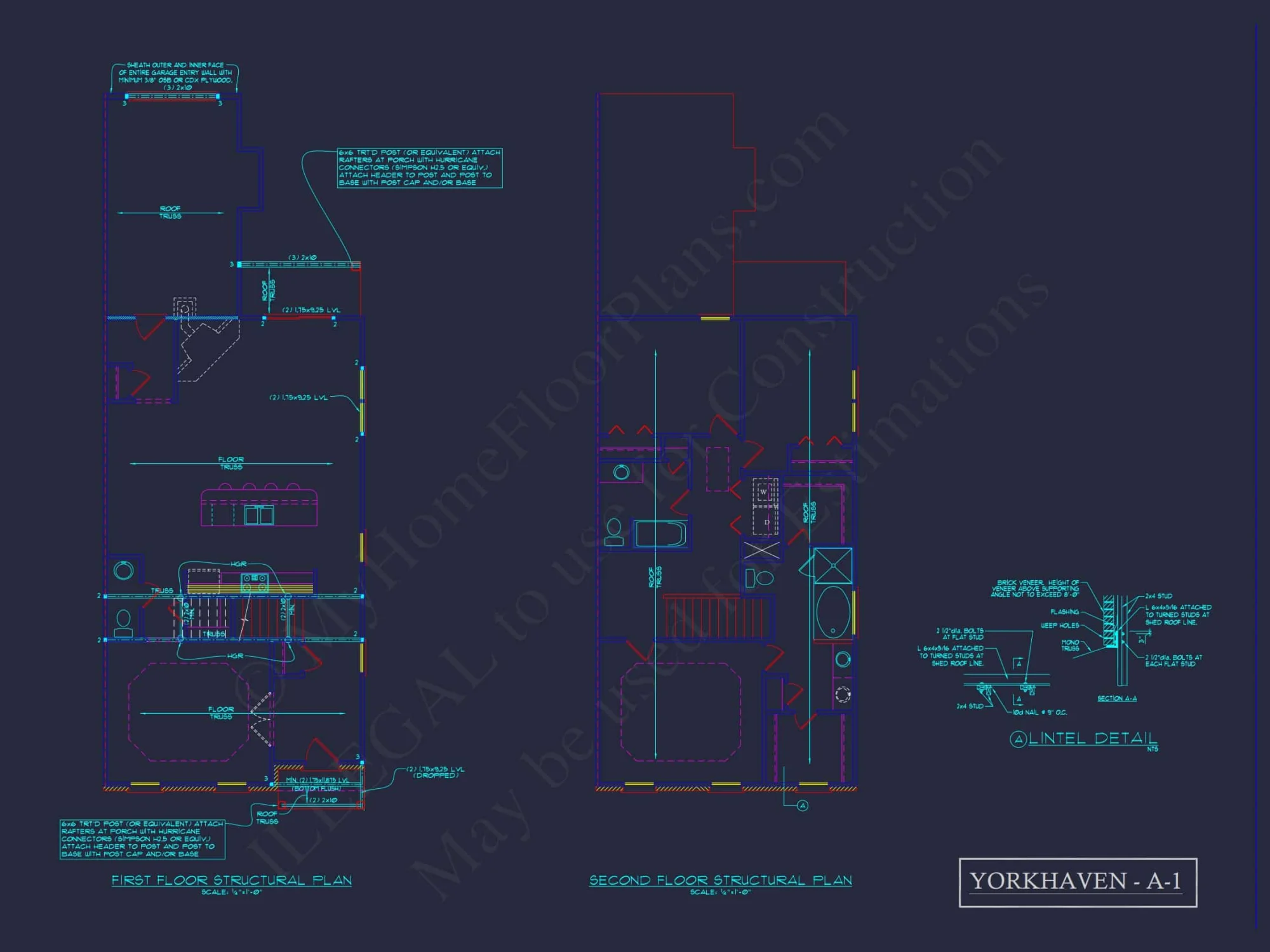 Colonial Revival Townhome: Detailed CAD Blueprint & Rear Garage