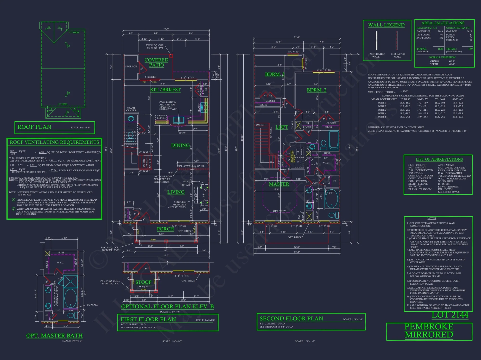 Traditional 7-Unit Townhome Floor Plan with Colonial Revival Design