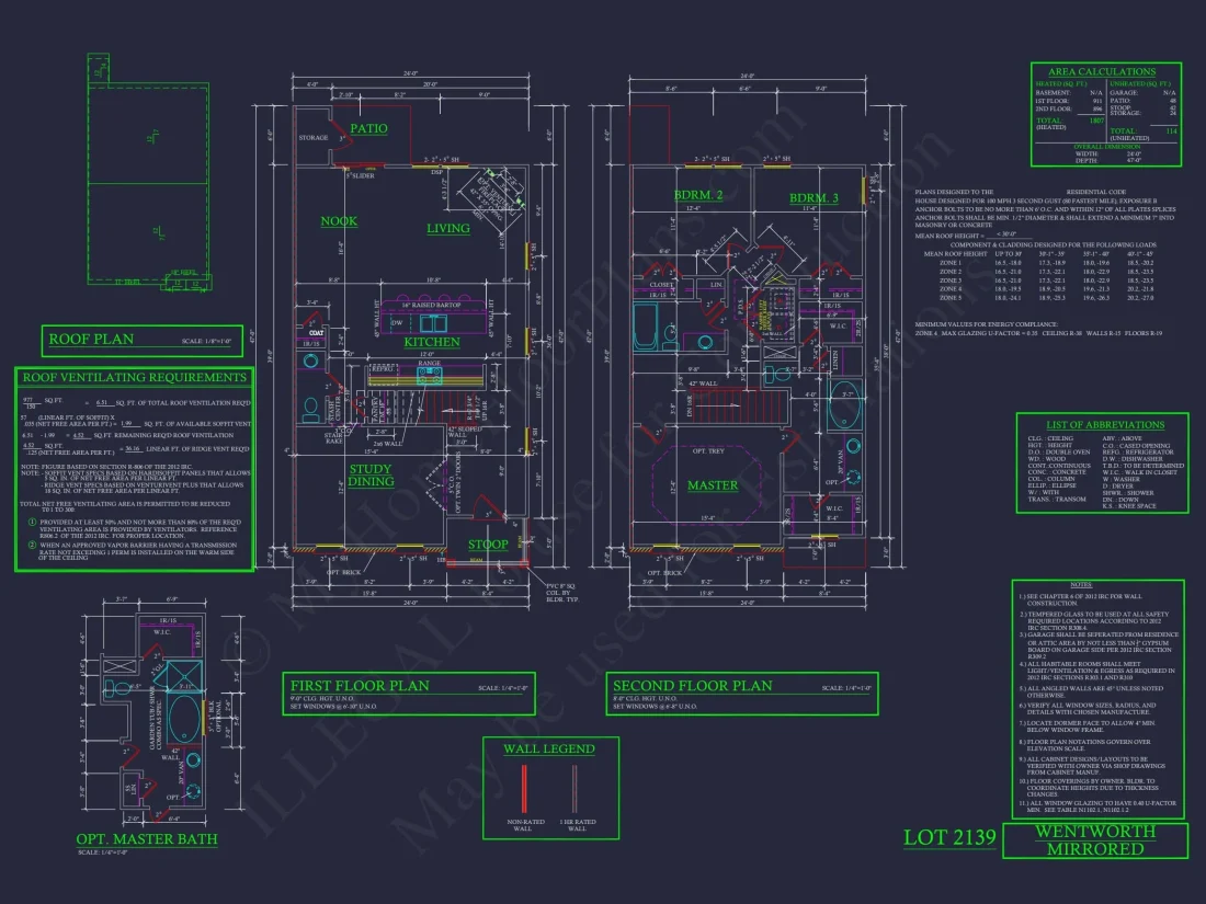 Traditional 7-Unit Townhome Floor Plan with Colonial Revival Design