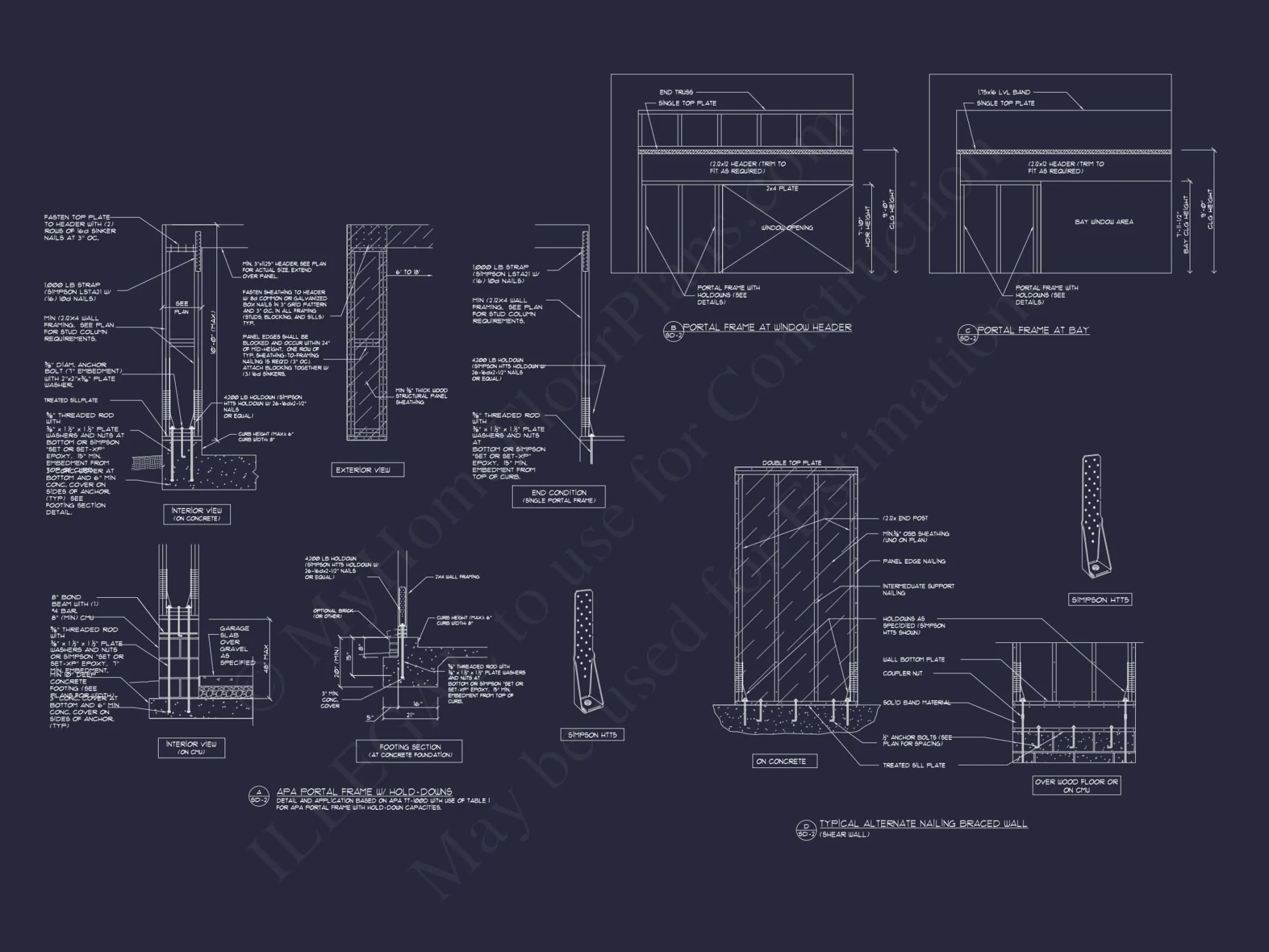 Traditional 7-Unit Townhome Floor Plan with Colonial Revival Design