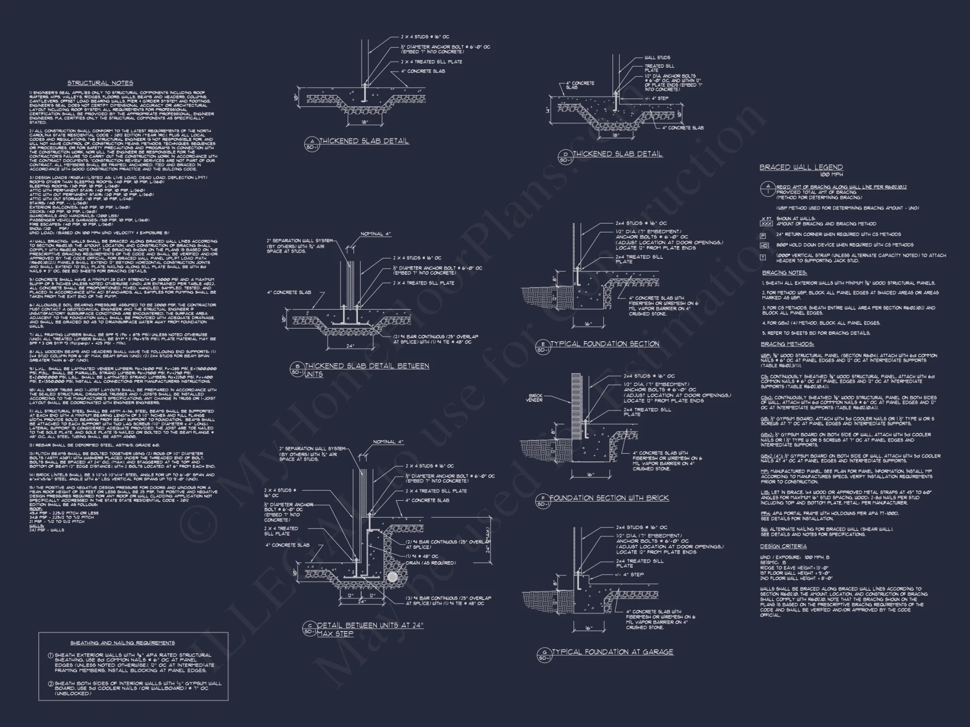 Traditional 7-Unit Townhome Floor Plan with Colonial Revival Design