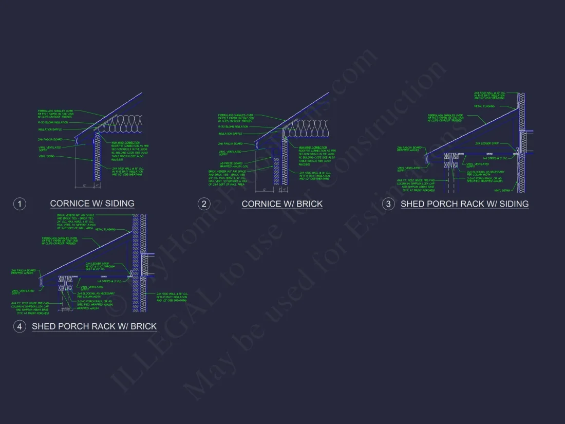 Traditional 2-Story House Plan with CAD Blueprints and Modern Features