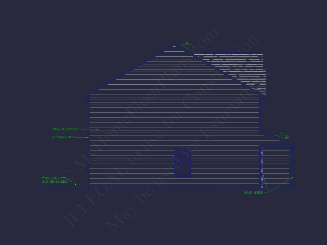 Traditional 2-Story House Plan with CAD Blueprints and Modern Features