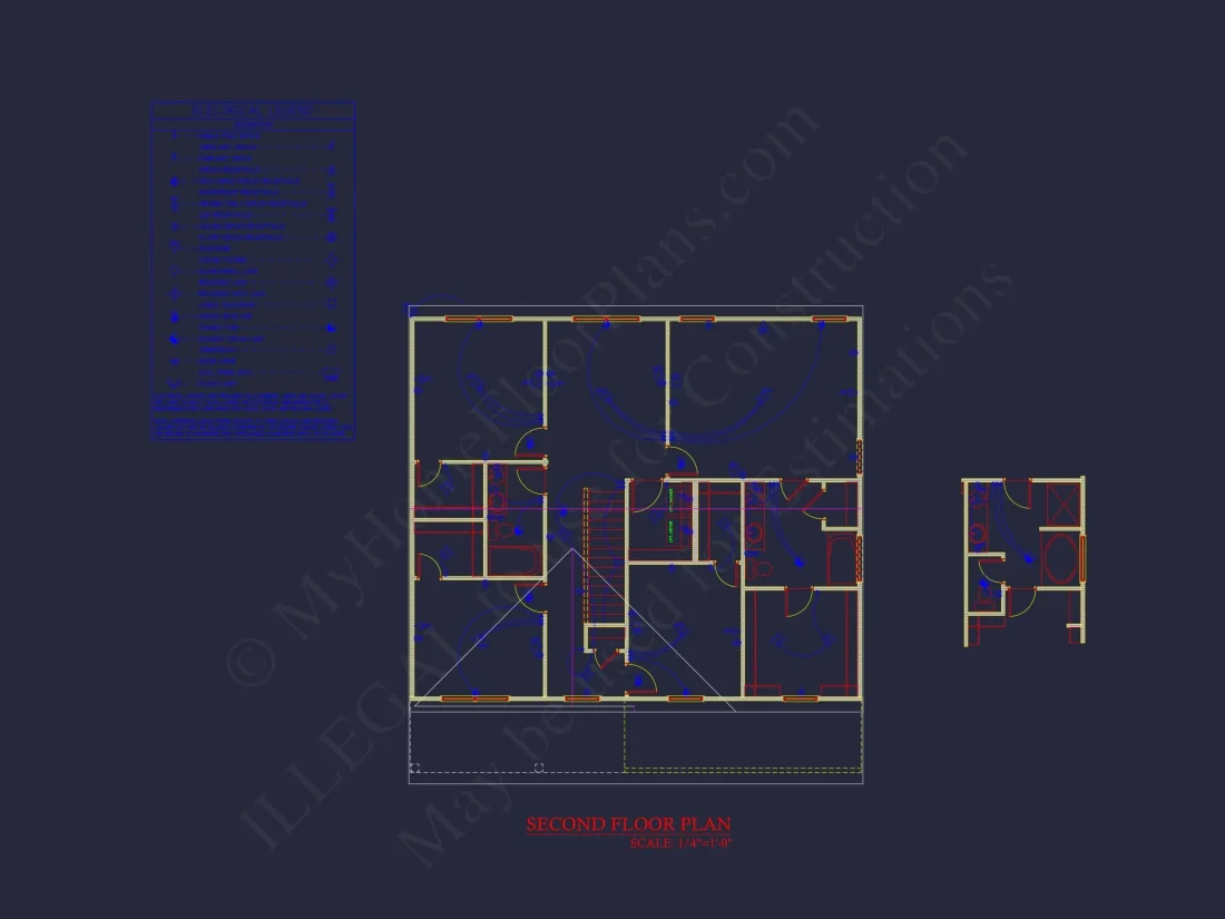 Traditional 2-Story House Plan with CAD Blueprints and Modern Features