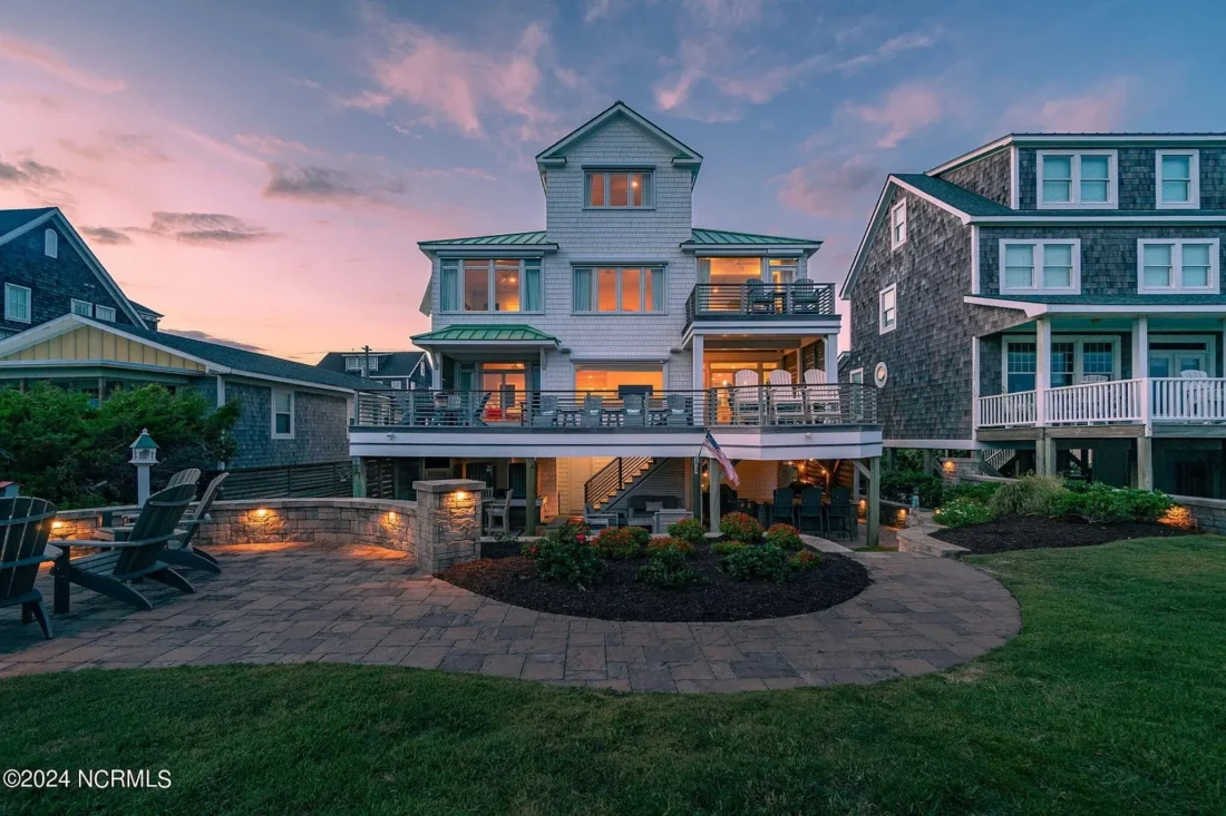 Luxury 3-Story House Plan with Modern Coastal Design & Ocean Views