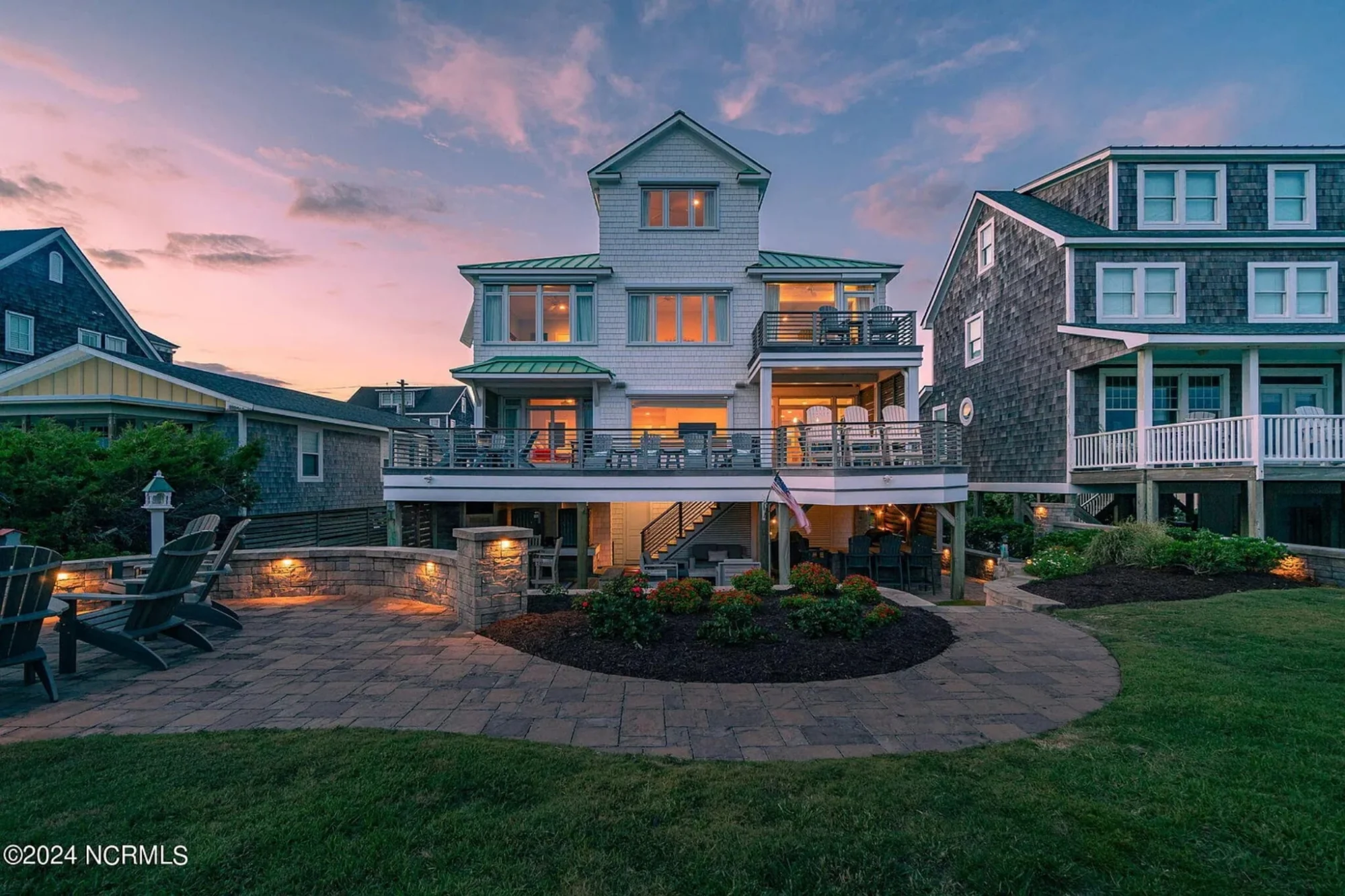 Luxury 3-Story House Plan with Modern Coastal Design & Ocean Views