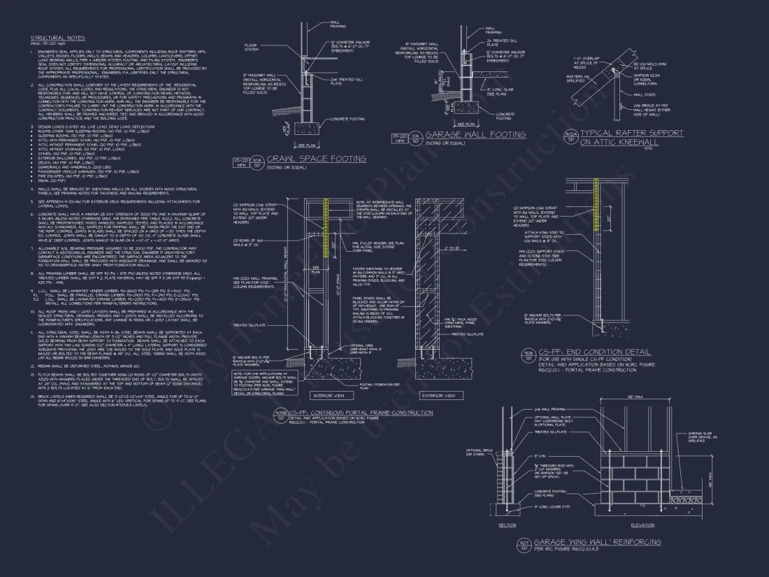 Modern Architecture Floor Plan and Home Blueprint Designs