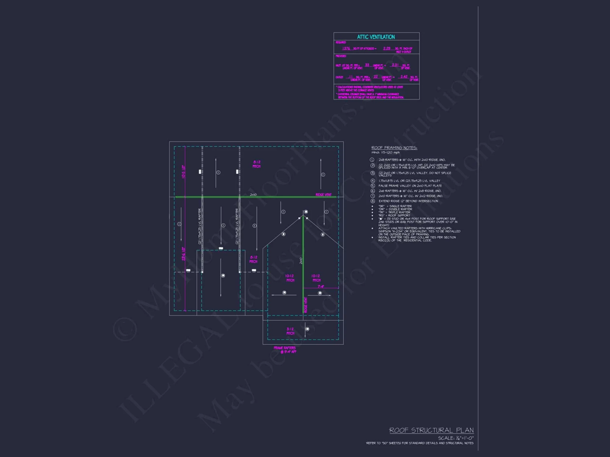 Modern Architecture Floor Plan and Home Blueprint Designs