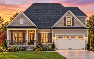 Plan  16-1640 - Coleman Ridge | Cape  Cod - 4-Bed, 3.5-Bath, 3,059 SF
