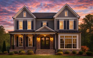 Plan  15-1168 - Yew Tree Point Manor  | Modern Farmhouse - 5-Bed, 4.5-Bath, 4,228 SF