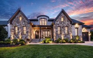 Plan  17-1936 - Morgan Crossing |  French Country - 5-Bed, 5.5-Bath, 4,209 SF