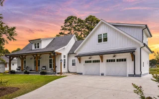 Plan  19-1244 - The Evans Haven |  Modern Farmhouse - 4-Bed, 4-Bath, 3,375 SF