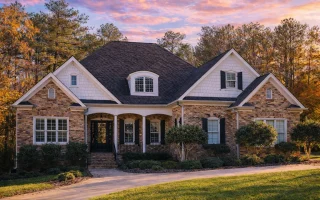 Plan  8-1060 - Roberts Lodge | New  American - 4-Bed, 3.5-Bath, 4,214 SF