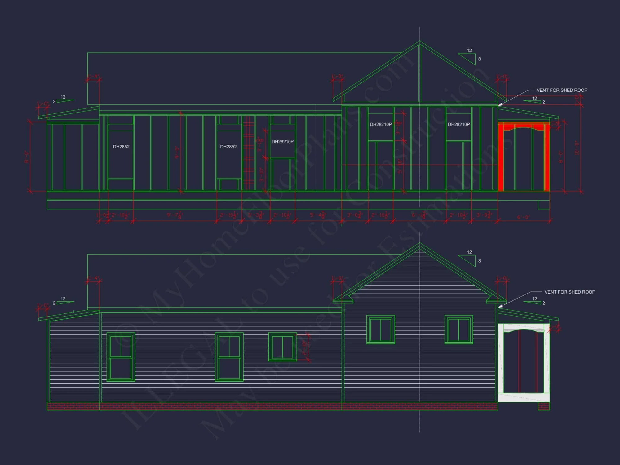 Spacious 3-Bedroom Single-Story House Plan with Detached Garage