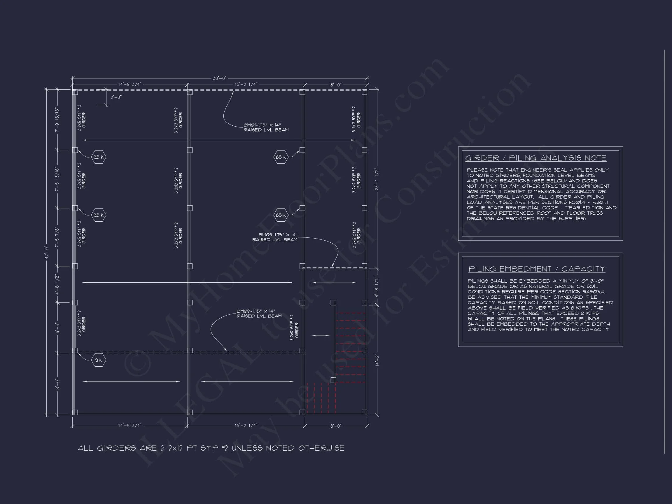 9-1849 HOUSE PLAN - Coastal House Plan with 3 Bedrooms, 2 Baths & CAD Designs 26 Coastal Home Plan with 3 Bedrooms, 2 Baths & CAD Designs