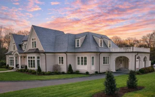 Plan  17-1717 - Parker Place |  French Country - 4-Bed, 3.5-Bath, 6,439 SF