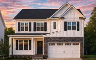 Plan  18-1595 - The Taylor Estate |  Traditional Craftsman - 5-Bed, 3.5-Bath, 4,057 SF