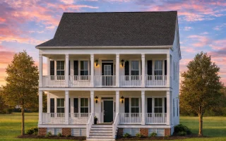 Plan  9-1155 - Wright Ridge | Low  Country - 3-Bed, 3.5-Bath, 3,343 SF