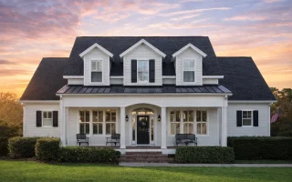 Plan  11-1384 - The Thomasina |  Traditional Colonial - 3-Bed, 3.5-Bath, 2,731 SF