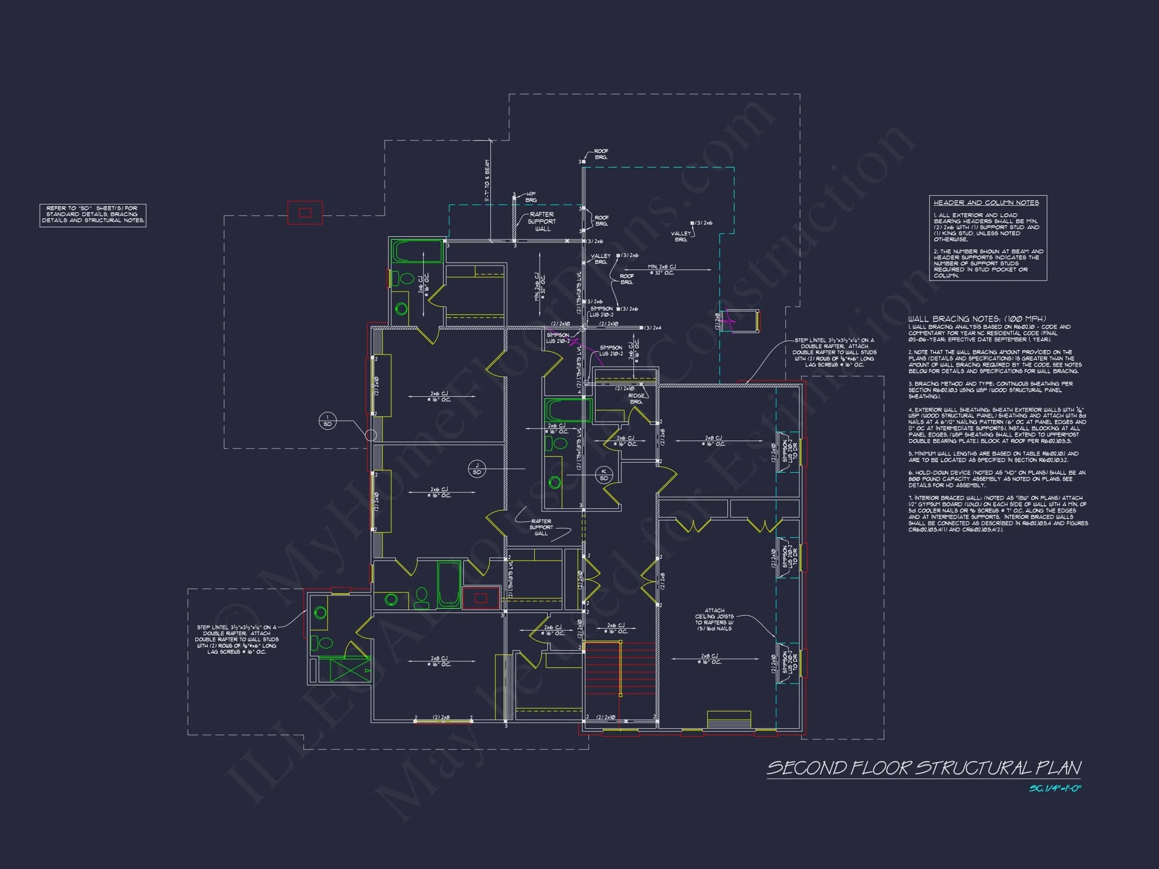 14-1103 HOUSE PLAN - Elegant House Floor Plan with Spacious Design Blueprint 10 Elegant 2-Story House Plan with Brick Exterior & Fireplace Charm