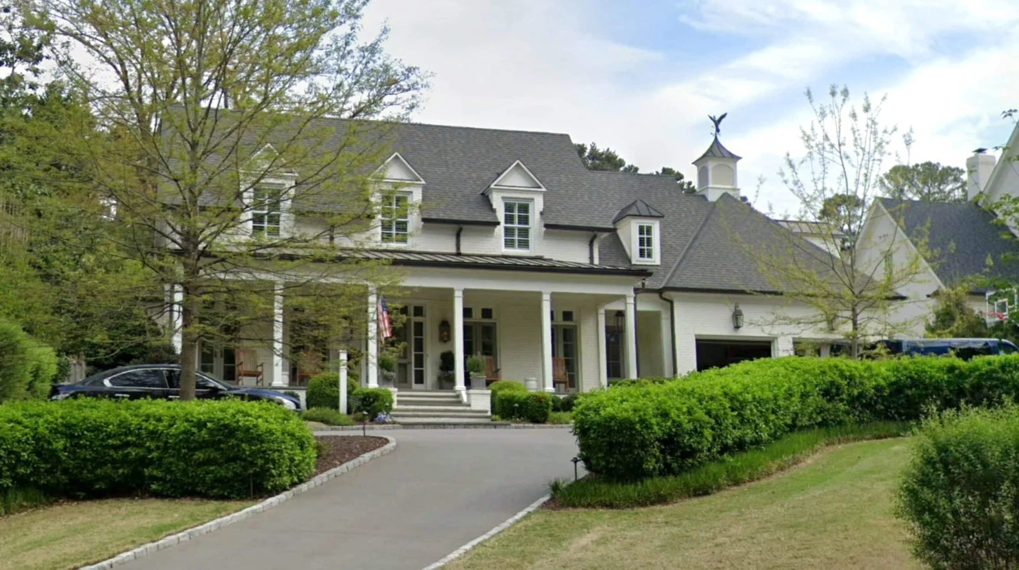 Elegant 2-Story House Plan with Brick Exterior & Fireplace Charm