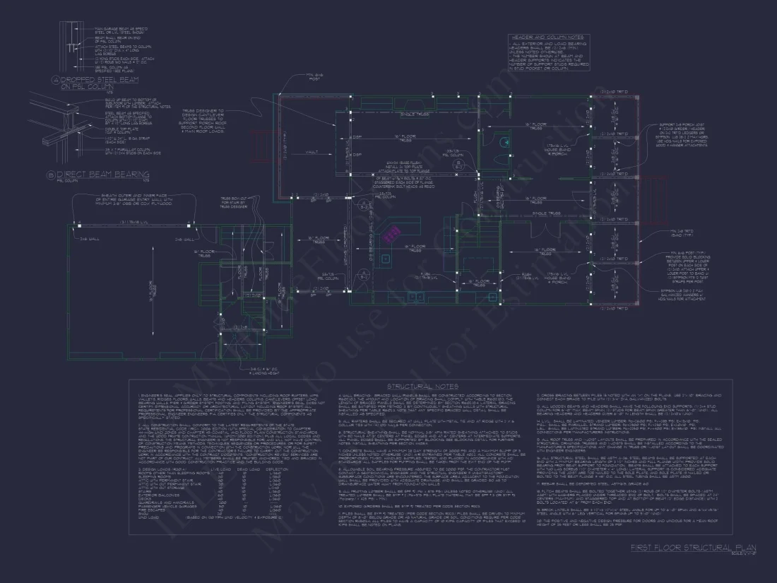 Elegant 2-Story House Plan with Colonial Architecture & CAD Blueprints