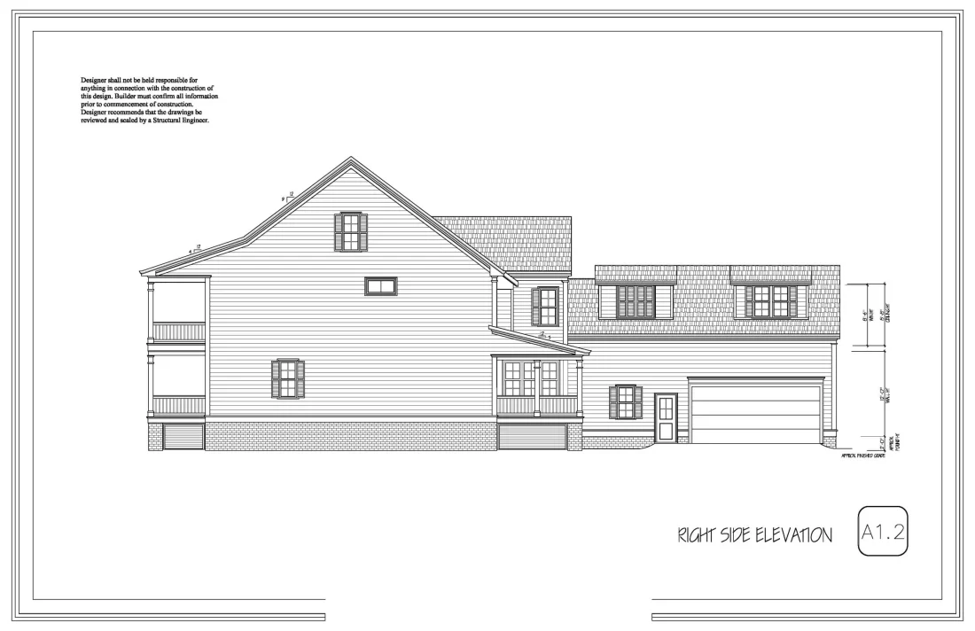 Elegant 2-Story House Plan with Colonial Architecture & CAD Blueprints