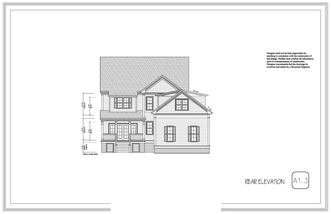 Elegant 2-Story House Plan with Colonial Architecture & CAD Blueprints