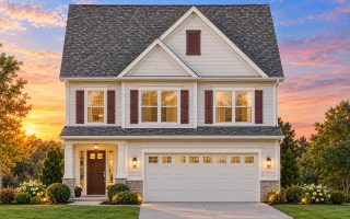 Plan  11-1411B - Harpeth Farmhouse |  Traditional Colonial - 3-Bed, 2.5-Bath, 1,798 SF