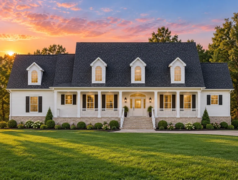 Craftsman House Plans 24 Classic Colonial 2-Story House Plan with 2,106 SF, 4 Bed
