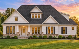 Plan  16-1244 - Sanchez Walk |  Traditional Craftsman - 4-Bed, 4.5-Bath, 4,119 SF
