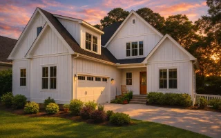 Plan  15-1967 - The Walker Farmhouse  | New American - 4-Bed, 3.5-Bath, 3,143 SF